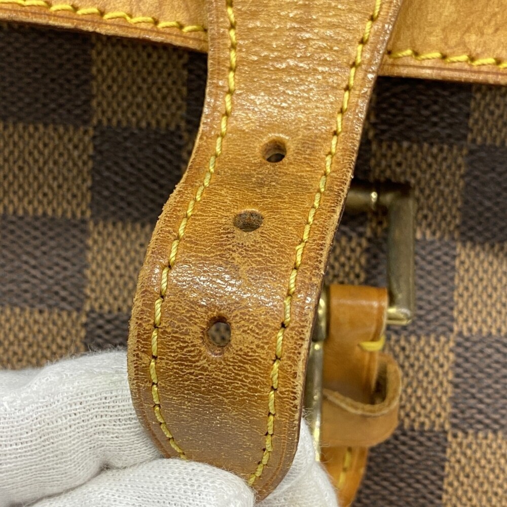 LOUIS VUITTON Authentic Brown Damier Backpack - Picture 10 of 14